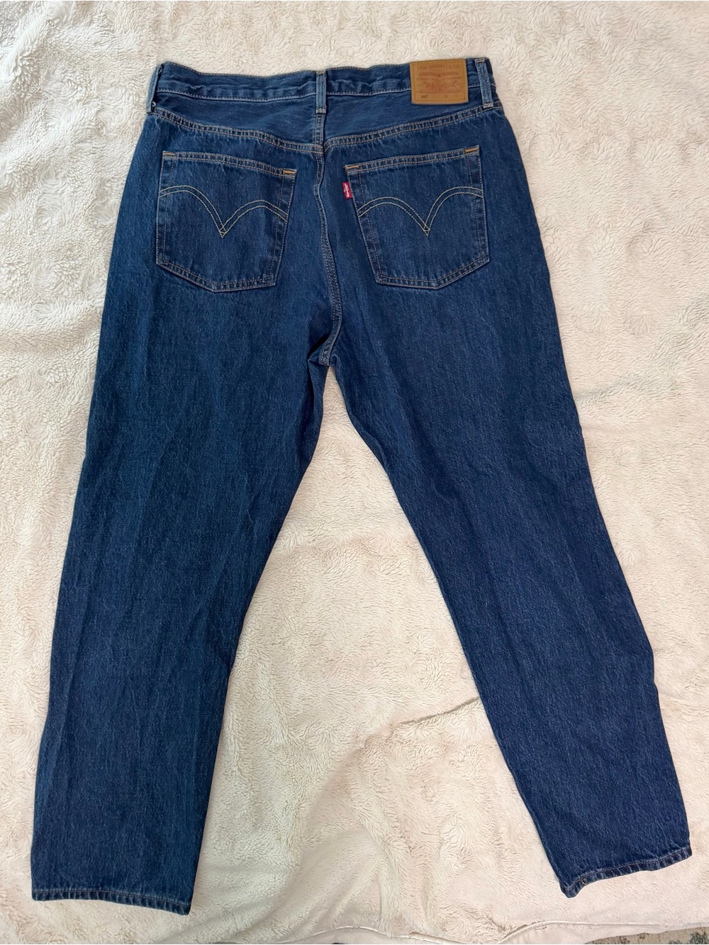 Levi's 501 Dark Blue Denim Jeans